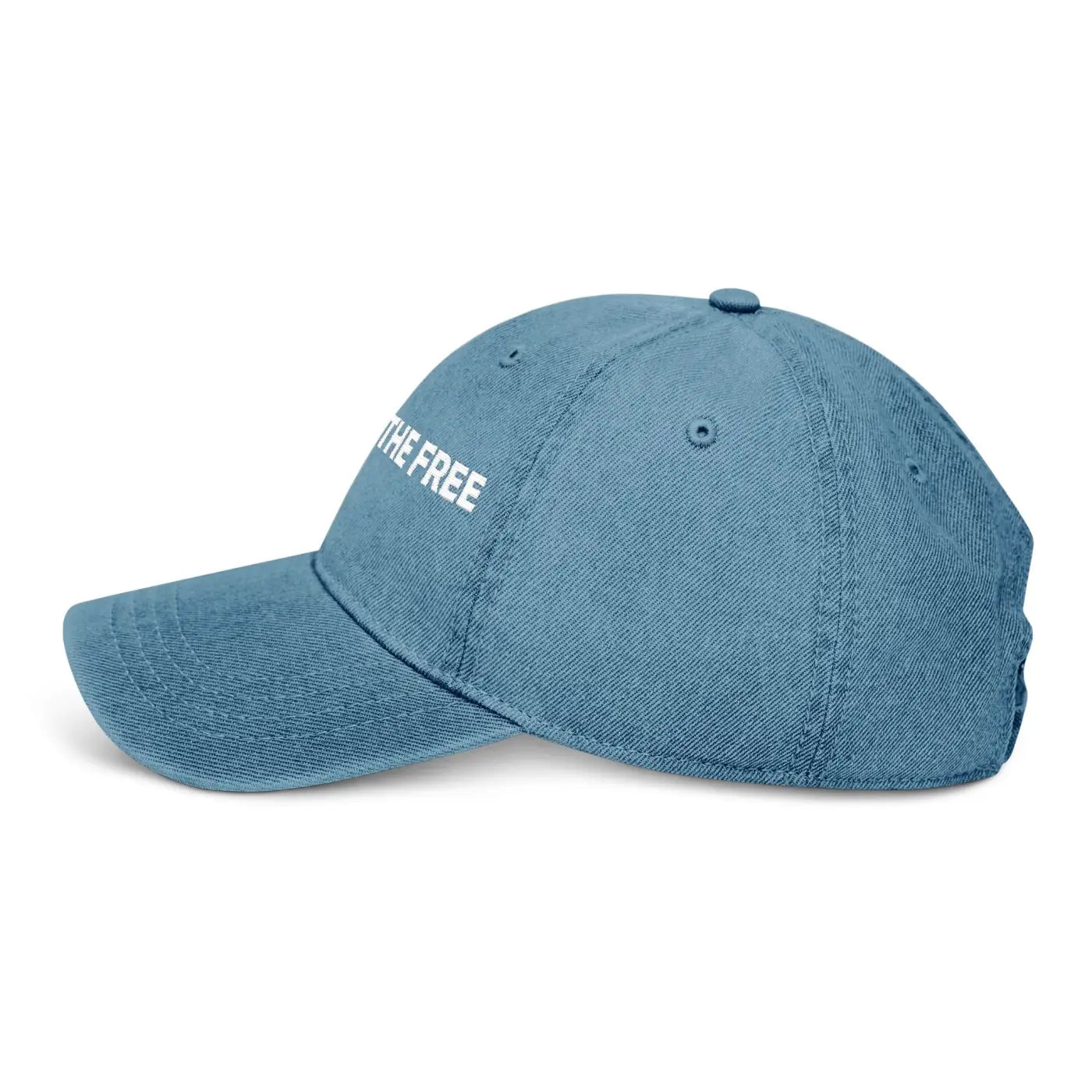 Vintage Denim Hat - Embroidered Land Patriotic - Dipaliz
