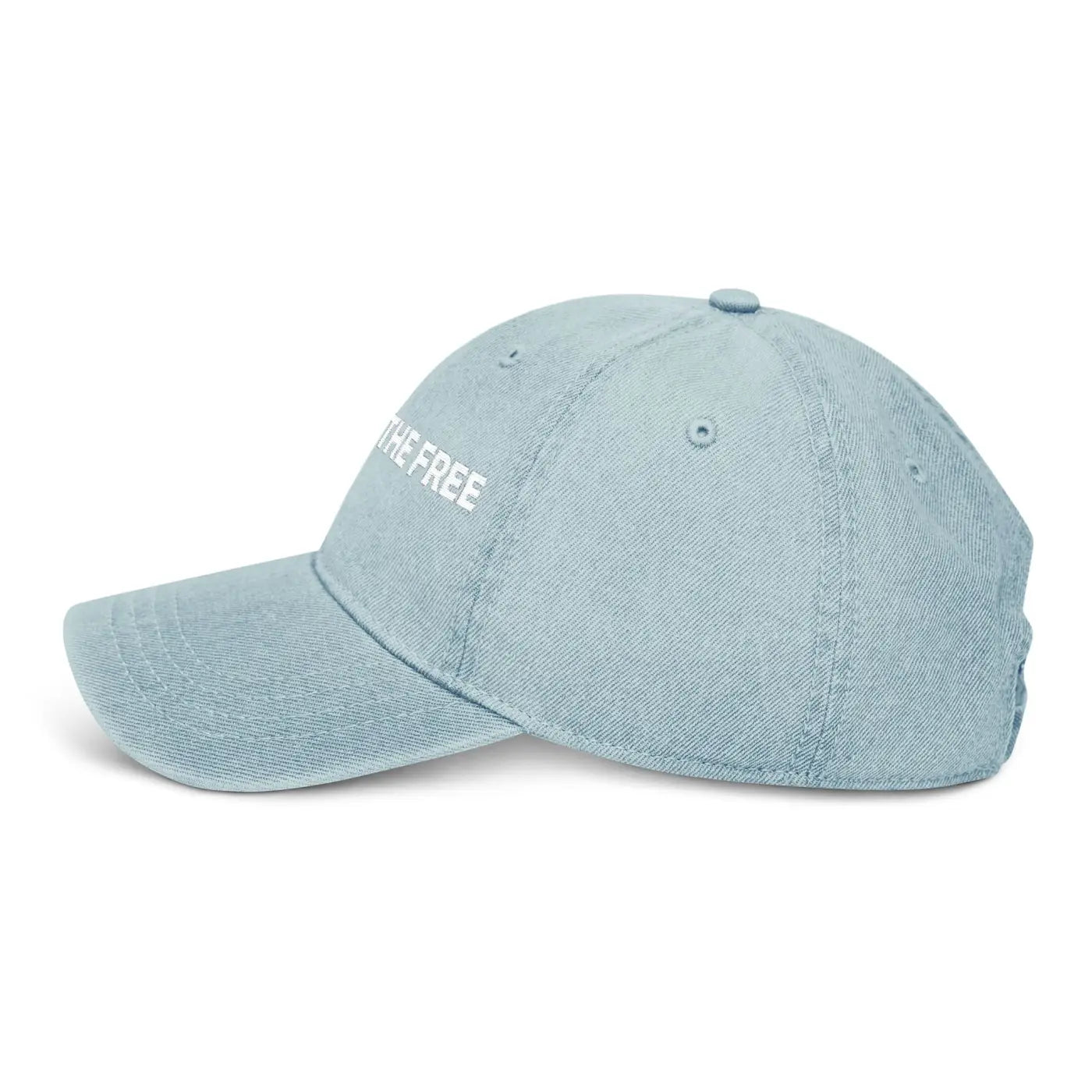 Vintage Denim Hat - Embroidered Land Patriotic - Dipaliz