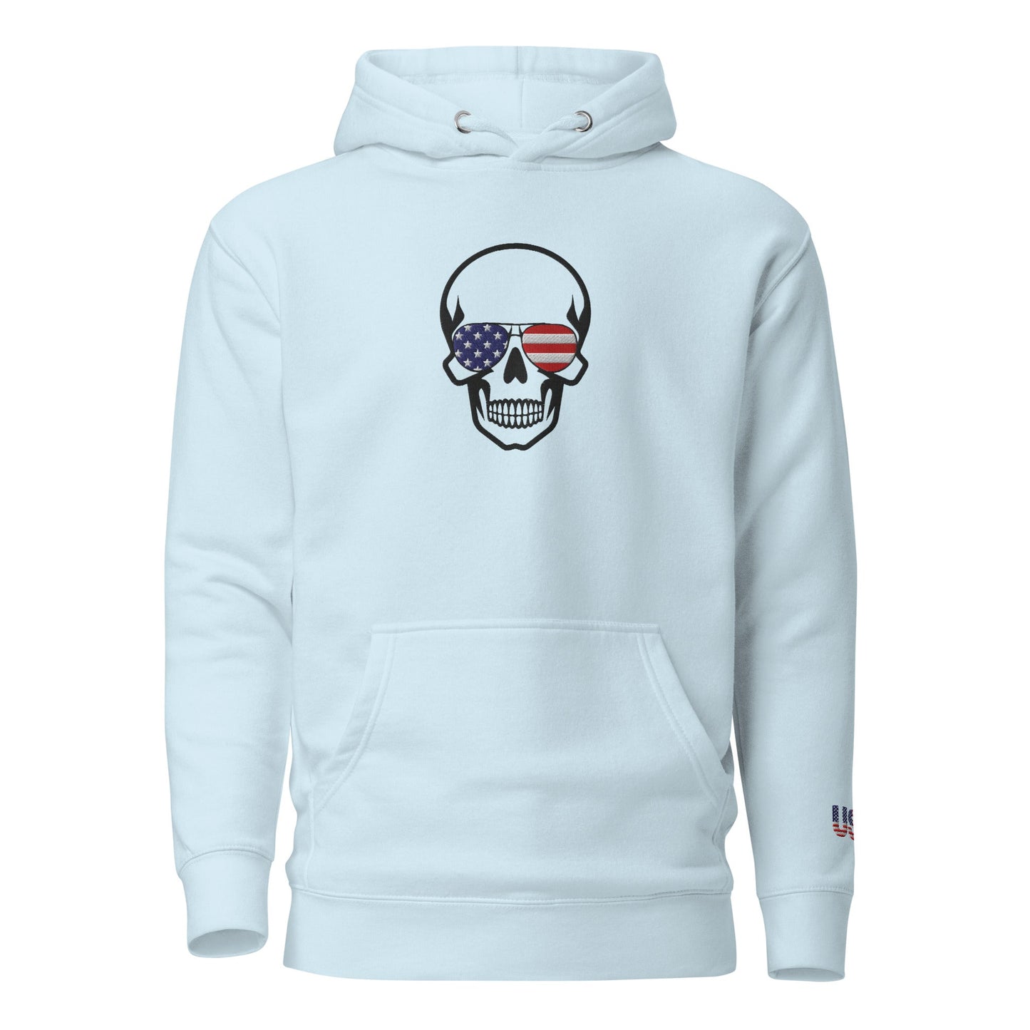 The most comfortable embroidered Hoodie you have ever seen - runs small so size up - 'Merica Merch