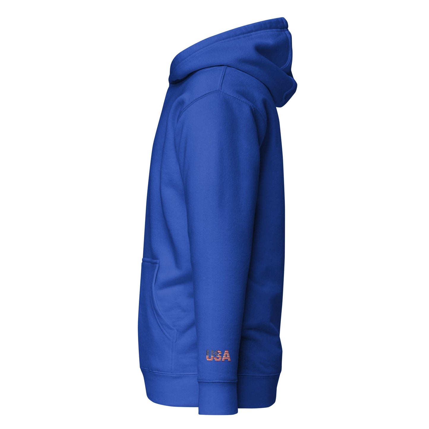 The most comfortable embroidered Hoodie you have ever seen - runs small so size up - 'Merica Merch